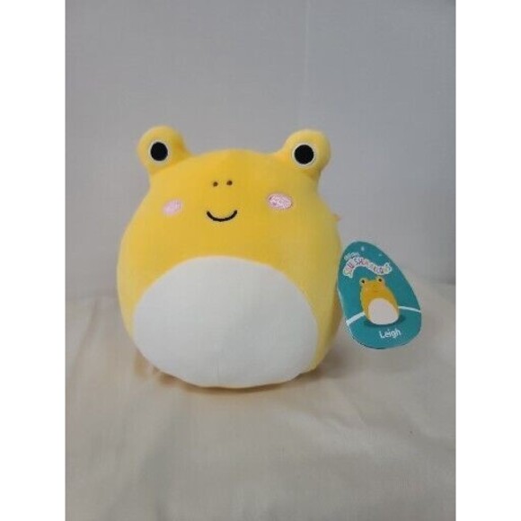 NEW Squishmallow New Release 2023 Leigh The Yellow Toad Frog 7” NWT - Picture 1 of 5